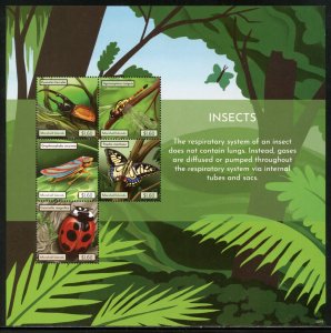 MARSHALL ISLANDS 2023 INSECTS SHEET MINT NH