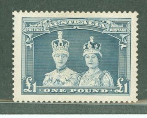 Australia  #179 Unused Single (King) (Queen)