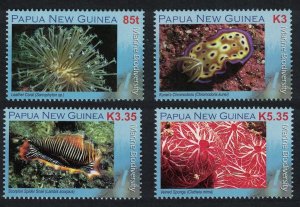 Papua NG Marine Biodiversity 4v 2008 MNH SG#1233-1236