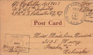 United States A.P.O.'s Soldier's Free Mail 1944 U.S. Army Postal Service, A.P...