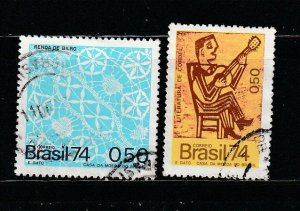 Brazil 1363-1364 U Crafts