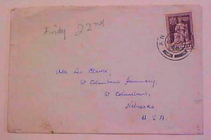 IRELAND  #151 on COVER  TO USA cat.$19.50 FOR STAMP OFF COVER