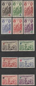 REUNION 1943 French Settlement on Reunion VICHY Set Sc 177B-177G,C13A-C13F MNH