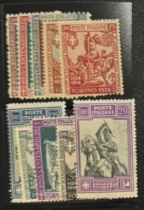Italy, 1928, SC 201-210, MNH, Full Set, VF