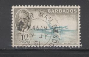 Barbados 1950 King George VI 12c Scott # 222 Used
