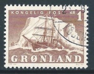 Greenland #36 Used 1k Polar Ship