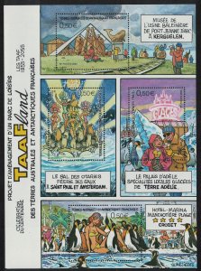 FSAT TAAF Fantasy Tourist Attractions MS 2004 MNH SG#MS520 MI#Block 10 CV£14.50