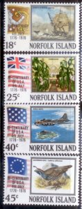 Norfolk Island 1976 SC# 194-7 MNH-OG E34