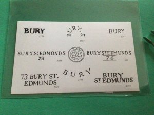 Postal History Society 1972 annual conference Bury postal card     A10541