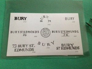 Postal History Society 1972 annual conference Bury postal card     A10540