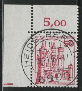 Germany Bund Scott # 1236, used, variation sheet printing