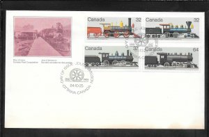 Just Fun Cover Canada #1036-39 FDC Cachet (12817)