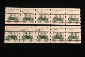 2231 PNC's of 5, Plate #'s 1 & 2, MNH, set of 2