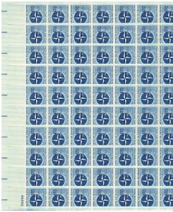 #1127 – 1959 4¢ NATO– MNH OG Sheet