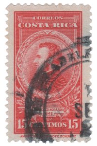 COSTA RICA 1943 SCOTT # 228 . USED. # 2