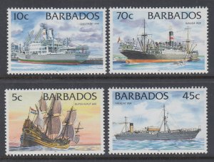 Barbados 872b-880b Ships MNH VF