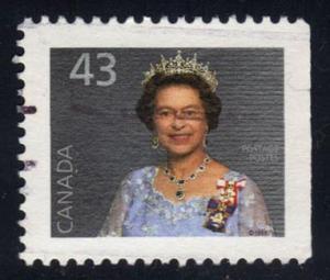 Canada #1358 Queen Elizabeth II, used (0.25)