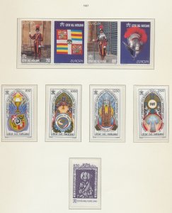 VATICAN - Scott 1028-1037 - MNH  - 1997