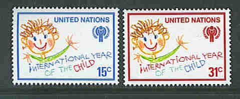 UN New York issue # 310-11 f-vf mnh set