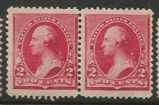 U.S. Scott #220 Washington Stamp - Mint Pair