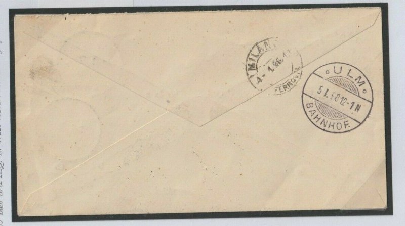 North Borneo LABUAN Overprint Pictorials 42c Registered Combination 1897 W110