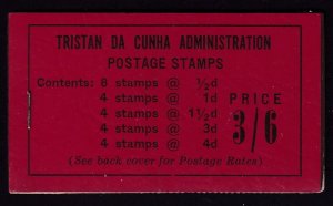 Tristan da Chuna 28a,29a,30a,33a,34a Booklet MNH VF