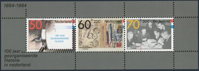 Netherlands B606a sheet,MNH.Mi Bl.26. FILACENTO-1984. Organized Philately-100.