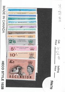 Ascension Islands: Sc # 75-88, MNH (50670)