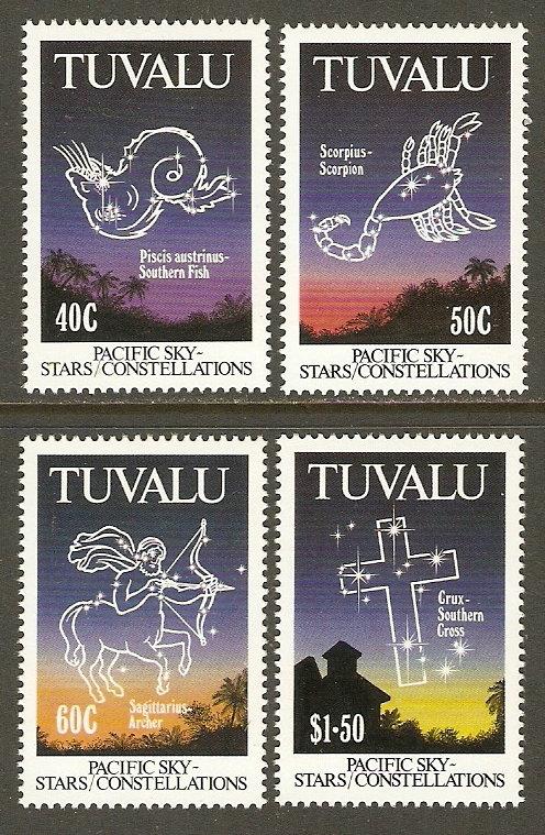 Tuvalu #586-9 NH Constellations