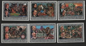 COMORES ISLANDS  165-170    MNH,   SET