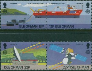 Isle of Man 1988 SG381-384 Europa Transport and Communications set MNH