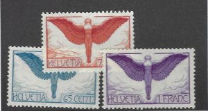 Switzerland SC C10-C12 Mint F-VF SCV$60.75...A World of Stamps!