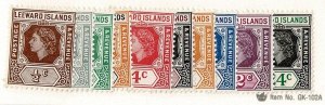 Leeward Islands #133-42 MNH queens