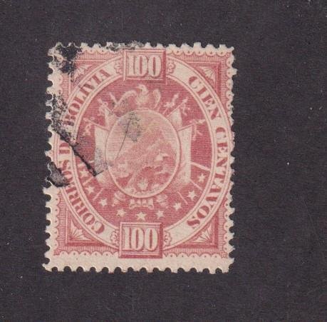 BOLIVIA # 41a VF-LIGHTLY USED CAT VALUE $40