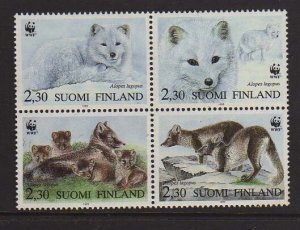 Finland Suomi 1993 Sc 907a-d WWF set MNH