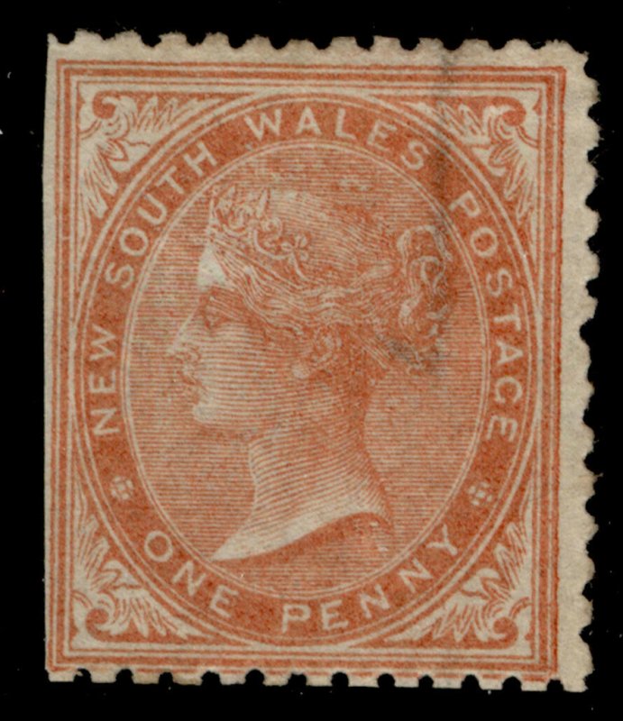 AUSTRALIA - New South Wales QV SG197, 1d brownish red, M MINT. Cat £85.