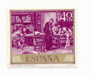 Spain 1968 Scott 1512 MH - 40c, Fortuny painting,The Vicariate