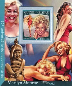 MARILYN MONROE - complete sets MNH on 8 scans