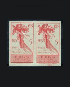 VINTAGE: BOLIVIA 1925 SCOTT #152-54 $180 LOT #9211