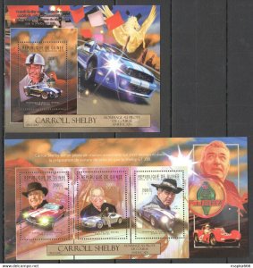 2012 Guinea Auto Sport Cars Tribute To Great Carroll Shelby Kb+Bl ** Bc125