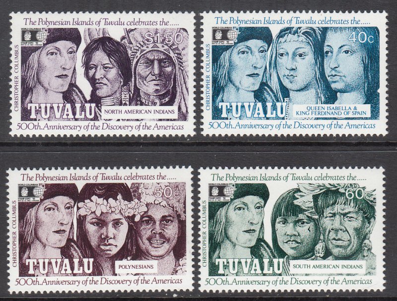 Tuvalu 594-597 MNH VF