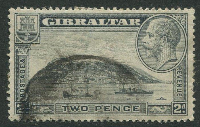 Gibraltar #98  KGV  Used  Scott CV. $2.00.