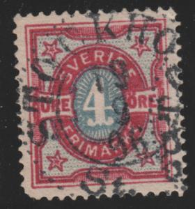 Sweden 55 Numeral of Value 1892