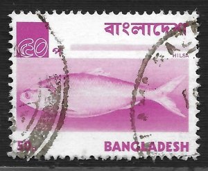 Bangladesh #48 50p Fish - Hilsa