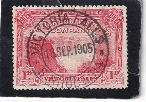 Rhodesia   #    76   used   Victoria Falls postmark