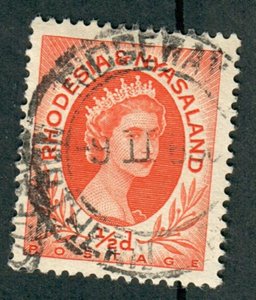 Rhodesia and Nyasaland #141 used single