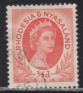 Rhodesia & Nyasaland 141 Queen Elizabeth II 1954