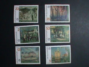 ​BULGARIA STAMP:1978-SC#2510-15 VIEWS OF BULGARIA BY PAINTERS STAMPS MNH SET.