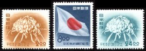 Japan #546-548 set/3 mh - 1951 Peace Treaty 