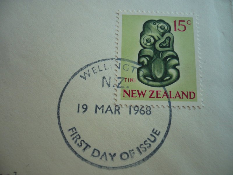 Postal History - New Zealand - Scott# 395 - First Day Cover